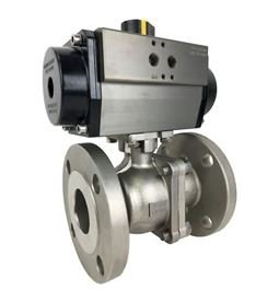 3 Pc. Ball Valve with Pneumatic Rotary Actuator Manufacturer in India