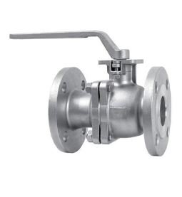 Two Plece Ball Valve Flanged Ends Manufacturer in India